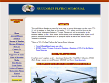Tablet Screenshot of freedomsflyingmemorial.org